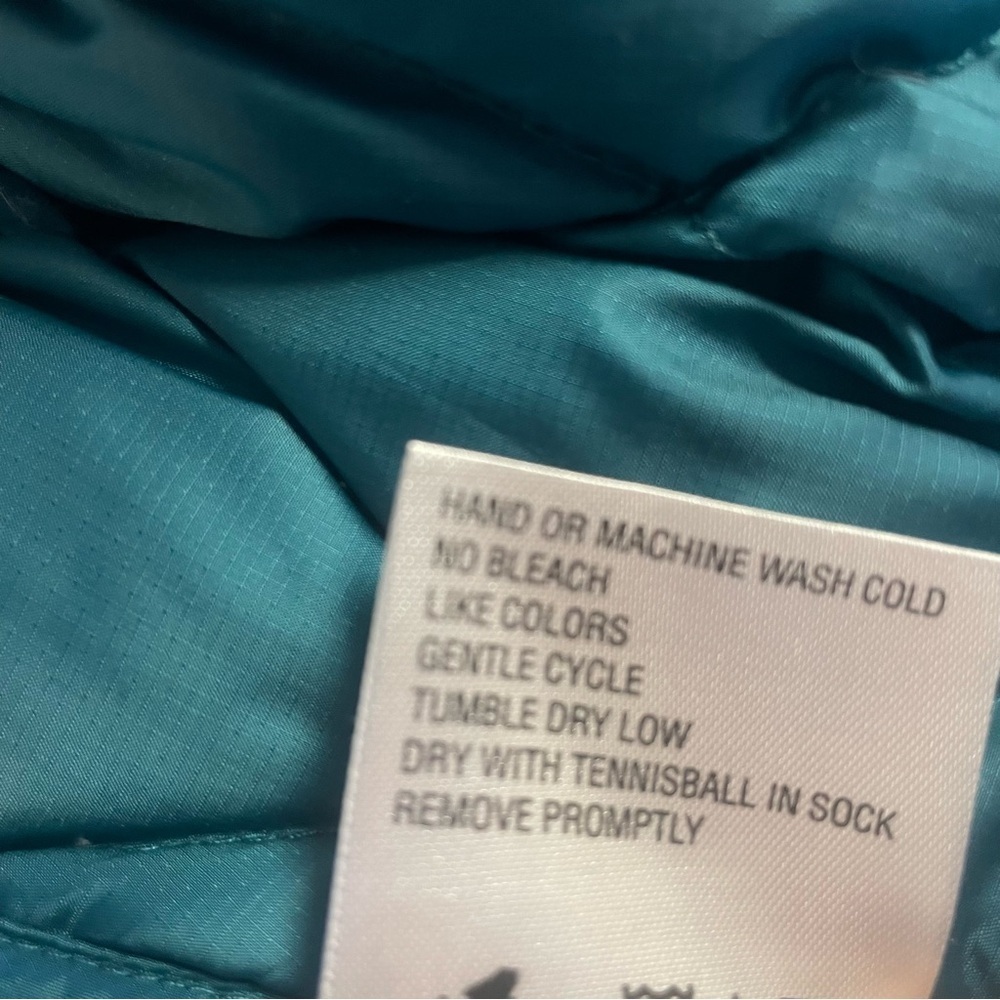 Woolrich Women's Goose Down Puffer Vest Teal Size Small - Picture 10 of 14